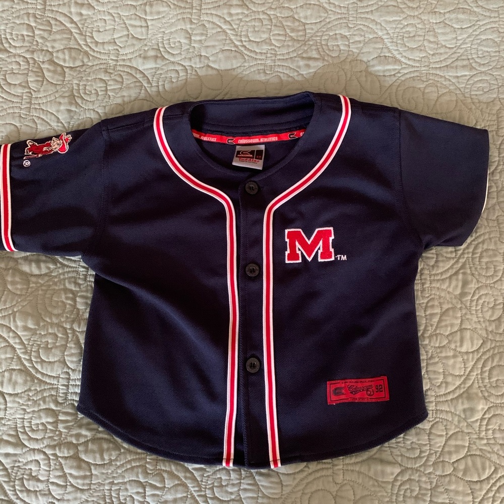 Ole Miss Boys Baseball Jersey